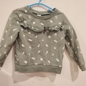 Pl Baby 24 Month Green Patterned Sweatshirt
